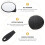 Cute Handheld Mirror Large Black Vintage with Handle Decorative Portable Miss 6