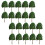 Model Trees for Train Layouts Dark Green 20 pcs 2.95 inch 2