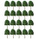 Model Trees for Train Layouts Dark Green 20 pcs 2.95 inch 3