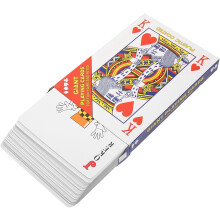 Carte da poker giganti con ingrandimento 4X, enormi carte da gioco realizzate in carta patinata