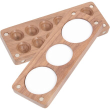 Paleta de madera para artistas, bandeja para mezclar acuarelas, ideal para proyectos de pintura al óleo para niños y niñas.