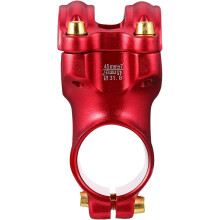 Zdvihák predstavca riadidiel horského bicykla 31,8 mm červený, predný predstavec z hliníkovej zliatiny +7