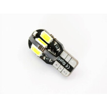 LED bilpære W5W T10 8 SMD 5630 CAN BUS 360 grader 12 stk.