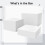 Acrylic Food Display Risers White 3 pcs 2