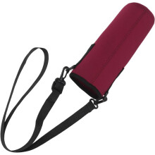 Isolierte Flaschentasche mit verstellbarem Gurt, Thermotasche für Wasserflaschen