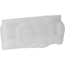 Molde para velas de cera fundida, molde de silicona para hacer velas cilíndricas de resina, moldes navideños