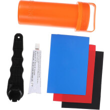 Kit de réparation pour planche à pagaie, colle et valve, patch pour bateau gonflable, accessoires de kayak, outils de réparation robustes