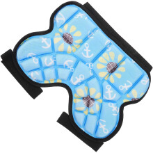Protection de hanche pour patinage, coussinet de hanche bleu épais, équipement de protection