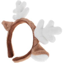 Bandeira de orelha de veado peluche peluche rena cornas festa de Natal acessório de cabelo