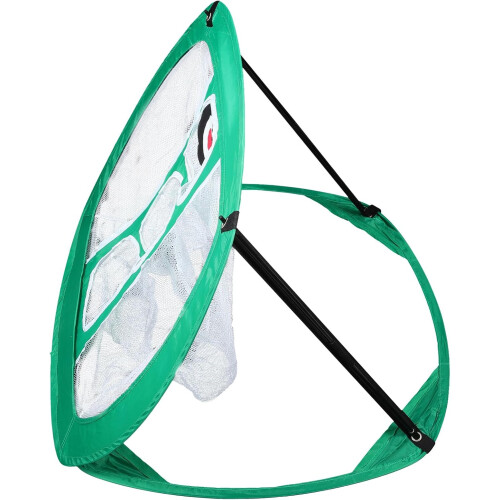 Portable Foldable Golf Chipping Practice Net Indoor Outdoor Training Equipment