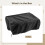 Turntable Dust Cover Oxford Fabric Universal Fit Elastic 4