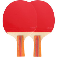 Raquette de tennis de table Pong avec manche en bois antidérapant et surface hautement élastique