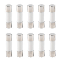 10Pcs 250V 0.5A 500mA Fast Blow Ceramic Fuses Tubes 5mm x 20mm
