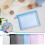 Transparent Pencil Case Canvas Zipper Pouch 4