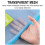 Transparent Pencil Case Canvas Zipper Pouch 7