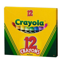 CRAYOLA 12-farvede sikre voksfarveblyanter