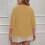 Women's Oversized Solid Cardigan Short Sleeve Open Front 6