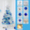 Blue Mini Christmas Tree – PVC Desktop Artificial Tree, 1