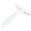 Tebru Pet Grooming Rake Double Row Deshedding Comb 2