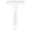 Tebru Pet Grooming Rake Double Row Deshedding Comb 3