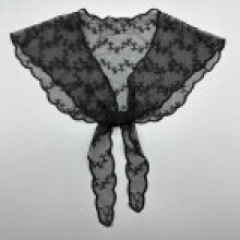 (Style F)Summer Adult Silk Neck Wrap With Floral Lace Pattern For Fashion Enhancing