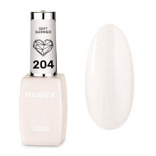 Manica LED/UV Hybrid -kynsilakka 10ml - Pehmeä hohde - 204