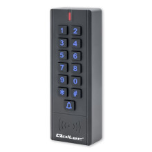 Qoltec CALISTO kombinationslås med RFID-læser | kode | kort | nøglering | klokke | IP68 | EM