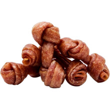 Hundegodbidder, snack, bløde, bundne ben lavet af ande- og Miao-knogler 500 g