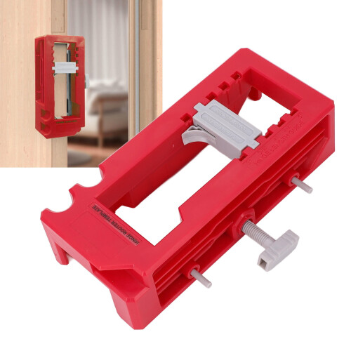 Adjustable Plastic Hinge Router Jig 3-5in x 1/4-5/8in 1