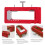 Adjustable Plastic Hinge Router Jig 3-5in x 1/4-5/8in 8