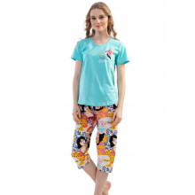 Vienetta Dame Pyjamas Bomuld XL 42 3/4 Bukser