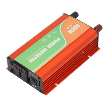 Built-in Protection Power Inverter Modified Sine Wave Dual USB Fast Charging Cooling Fan Voltage Stabilization Durable Aluminum Alloy Shell Suitable