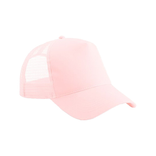 (One Size, Pastel Pink) Beechfield Childrens/Kids Snapback Trucker Cap