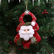 Santa Claus door decoration for Christmas tree