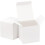 White Gift Boxes Paper Craft Cupcake Boxes 2.3x2.3x2.3 in 1