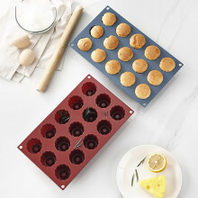 Jacenvly Christmas chocolate mould silicone 15-cavity