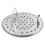 Stainless Steel Steamer Punched Multi-Purpose Steaming Rack Three-Legged Steaming Plate With Feet Dumpling Plate Multiple Sizes 5