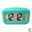 (Blue) Digital Display Alarm Clock Battery Powered Snooze Night Light Desig 1