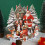 3D Christmas Greeting Card with Envelope 6