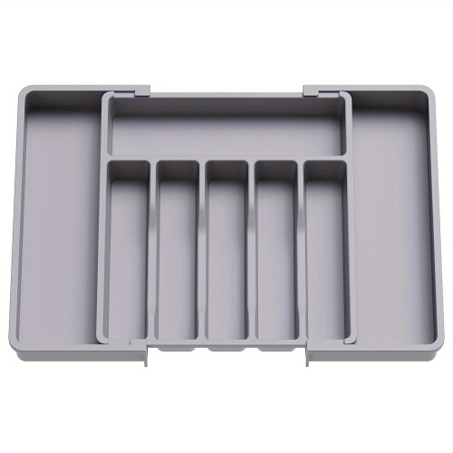 Silverware Drawer Organizer Adjustable Utensil Tray 1pc
