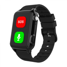 Ouderen GPS-horloge 4G-trackingarmband Gezondheid Temperatuur SOS Ouderenzoeker GPS-tracker Polshorloge