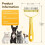 Pet Hair Removal Tool Double-Sided Mini Dematting Comb 7