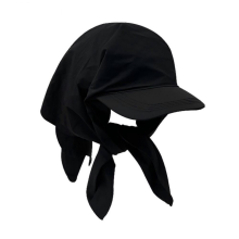 Gorra tipo bandana negra para adultos, estilo béisbol, ideal para primavera y verano. Gorra deportiva informal para hombre y mujer, con vise