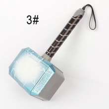 Máscara de casco de Thor con sonido y luz LED, juguete de cosplay para niños, accesorios para figuras de acción
