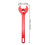 Topbathy 1Pack Fire Hydrant Wrench Tool Red with Screw Removal for Emergency Services 2