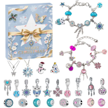 Bracelet de Noël 2025 à faire soi-même, boîte surprise, cadeau pour enfants