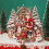 3D Christmas Greeting Card with Envelope 8