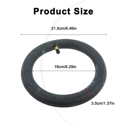 2 Câmaras de Ar para Scooter Elétrica de 8,5 polegadas, 8 1/2X2 (50-156) - compatíveis com Xiaomi M365 2