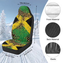 2-Pack Sunflower Mexican Flag Car Seat Covers, Fluffy Non-Slip Cushion Protectors – Compatible with Most Vehicles