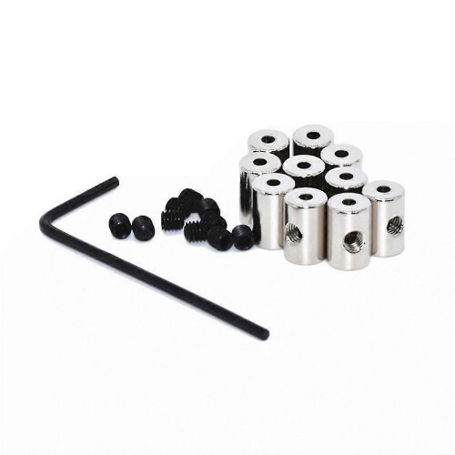 (A) Pin Locks Pin Backs Locking Clasp with Wrench 10 Pieces Locking Pin Keepers